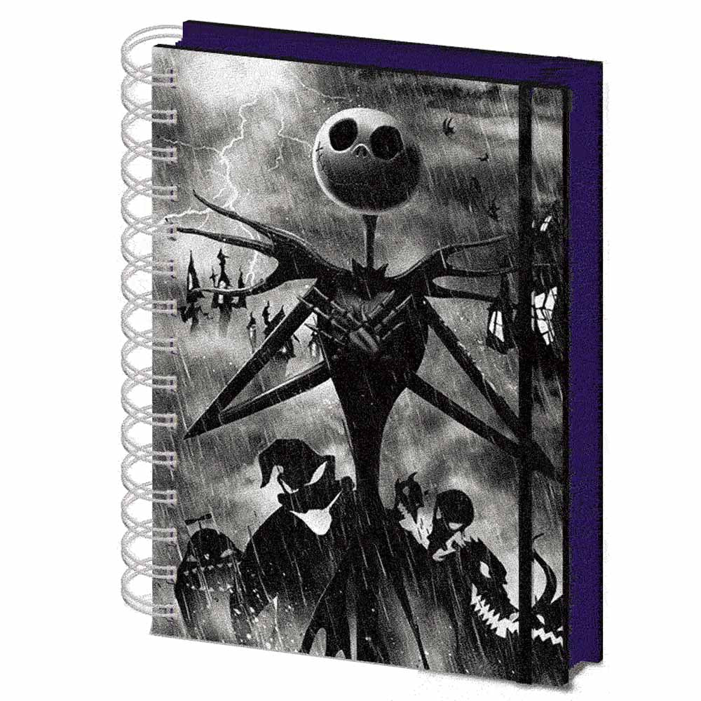 
                  
                    NIGHTMARE BEFORE CHRISTMAS ナイトメアー・ビフォア・クリスマス - Seriously Spooky / A5 Wiro Notebook / 3Dカバー / ノート・メモ帳 【公式 / オフィシャル】
                  
                