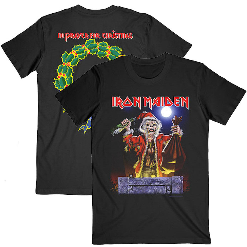 IRON MAIDEN アイアンメイデン (9月 来日 ) - 【クリスマス限定】No Prayer For Christmas / バックプリントあり / Tシャツ / メンズ 【公式 / オフィシャル】