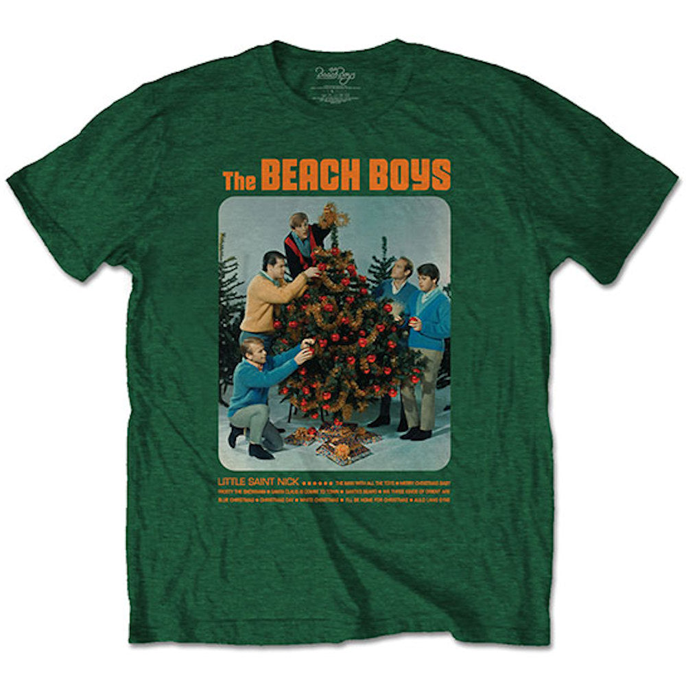 THE BEACH BOYS ビーチボーイズ - 【クリスマス限定】Xmas Album / バックプリントあり / Tシャツ / メンズ 【公式 / オフィシャル】