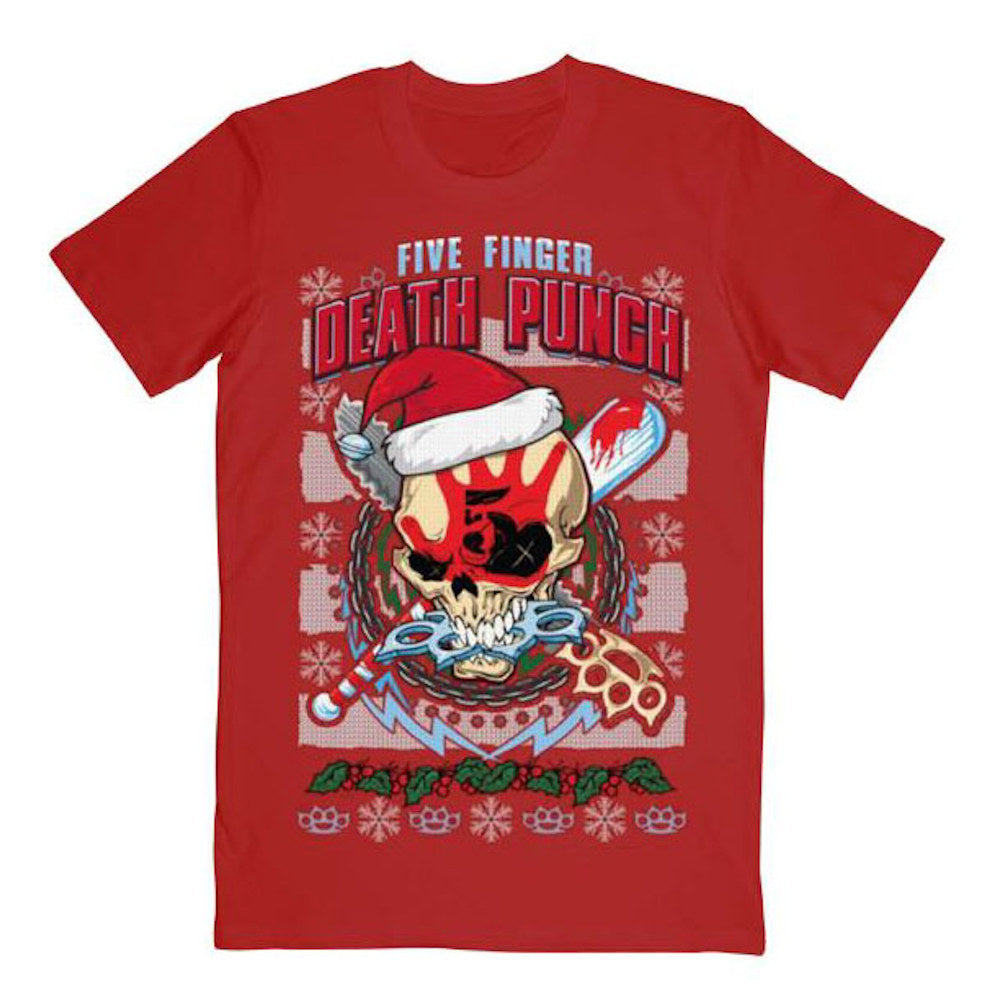 FIVE FINGER DEATH PUNCH ファイヴフィンガーデスパンチ (初来日 15周年 ) - 【クリスマス限定】Zombie Kill Xmas / Tシャツ / メンズ 【公式 / オフィシャル】