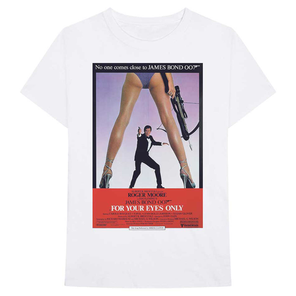 JAMES BOND ジェームズボンド - For Your Eyes Poster / Tシャツ / メンズ 【公式 / オフィシャル】