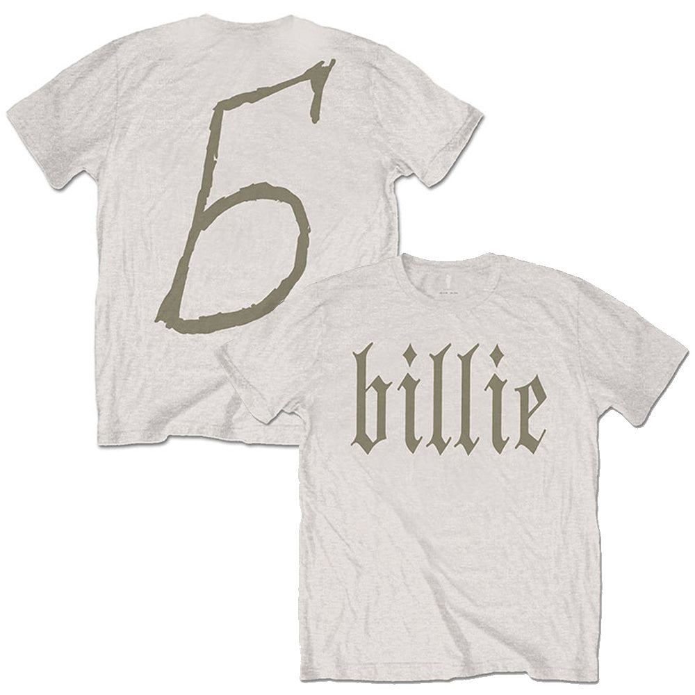 BILLIE EILISH ビリーアイリッシュ (新作 発売 ) Billie 5 バックプリントあり Tシャツ メンズ 公式 オフィシャル