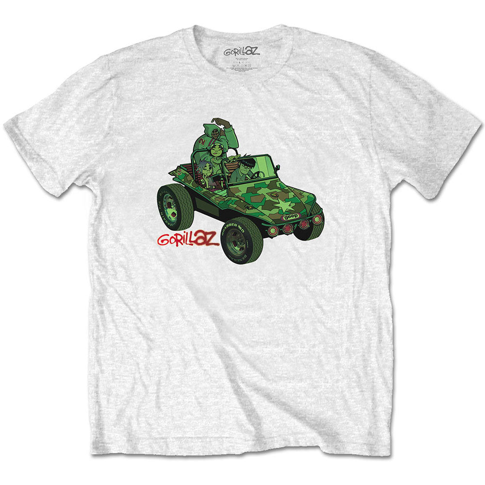 GORILLAZ ゴリラズ - Green Jeep / Tシャツ / メンズ 【公式 / オフィシャル】