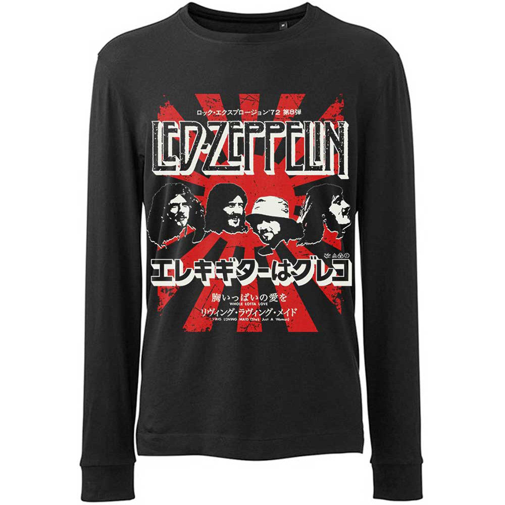 LED ZEPPELIN レッドツェッペリン (映画 公開予定 ) - Japanese Burst / 長袖 / Tシャツ / メンズ 【公式 / オフィシャル】