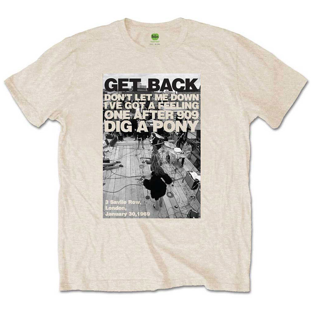 THE BEATLES ビートルズ (ABBEY ROAD 55周年 ) - Rooftop Shot / Tシャツ / メンズ 【公式 / オフィシャル】