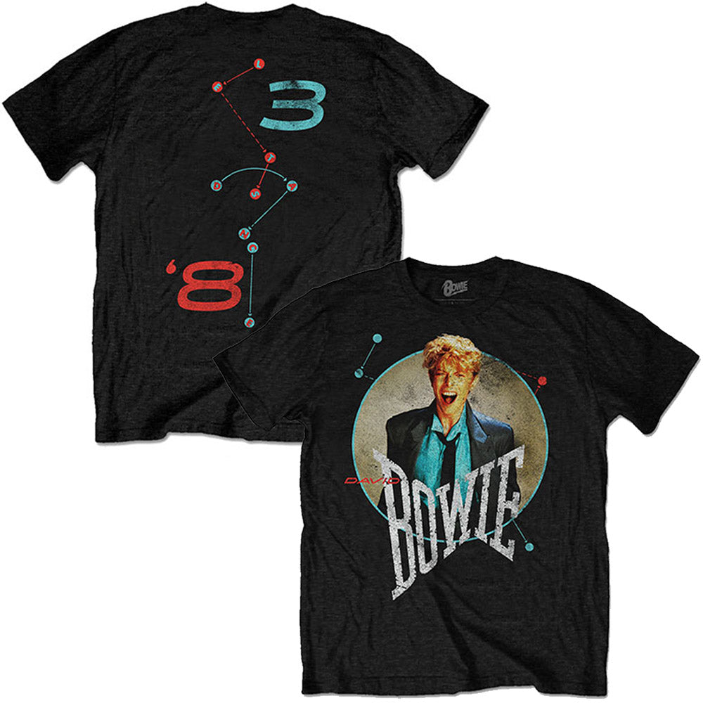 DAVID BOWIE デヴィッドボウイ Circle Scream バックプリントあり Tシャツ メンズ 公式 オフィシャル