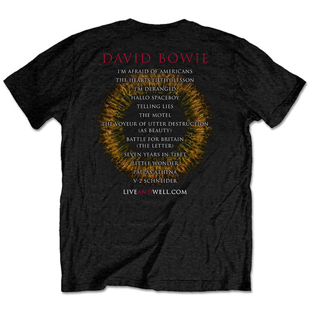 
                  
                    DAVID BOWIE デヴィッドボウイ - LiveandWell.com / バックプリントあり / Tシャツ / メンズ
                  
                