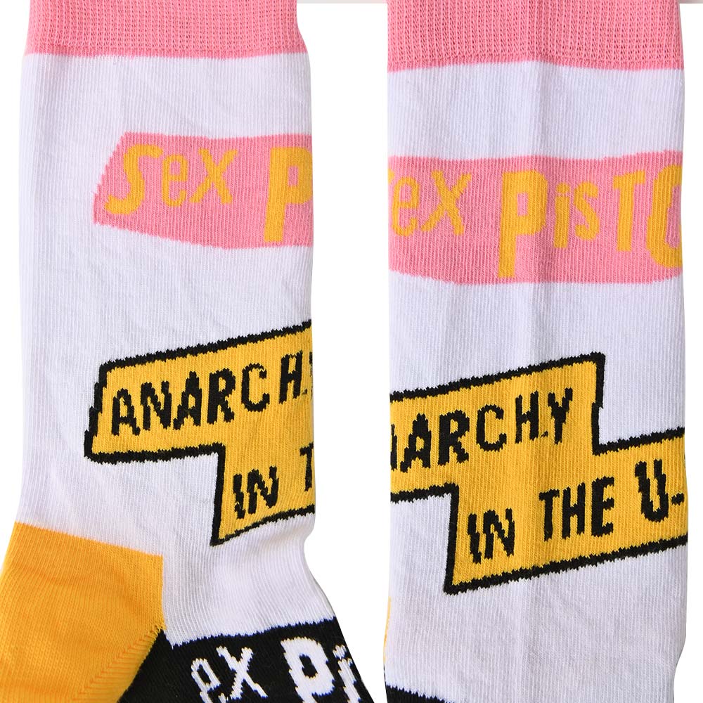 
                  
                    SEX PISTOLS セックスピストルズ (シド 追悼 45周年 ) - Anarchy In The UK / ソックス / メンズ 【公式 / オフィシャル】
                  
                