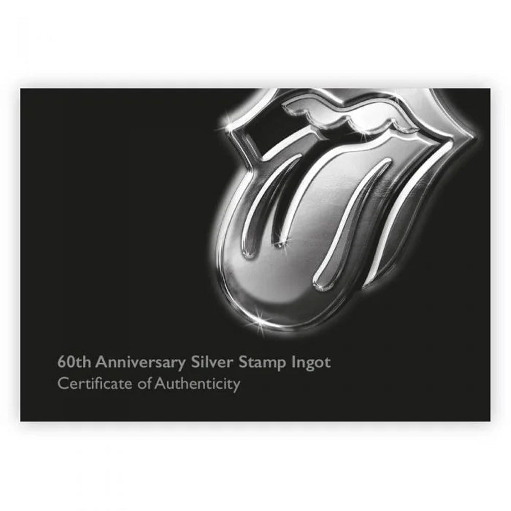 
                  
                    ROLLING STONES ローリングストーンズ (デビュー作 60周年 ) - Silver Stamp Ingot / 世界限定1962個 / 貴重 / 切手・レター品 【公式 / オフィシャル】
                  
                