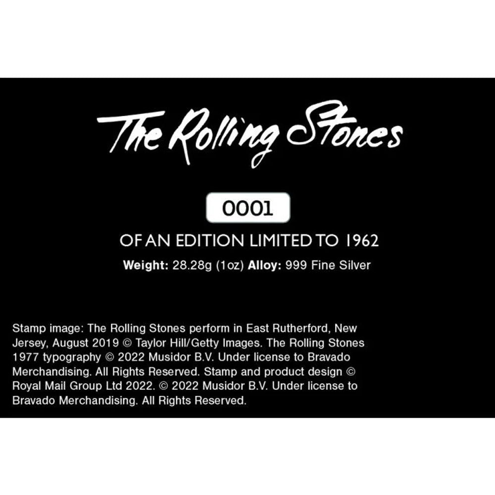 
                  
                    ROLLING STONES ローリングストーンズ (デビュー作 60周年 ) - Silver Stamp Ingot / 世界限定1962個 / 貴重 / 切手・レター品 【公式 / オフィシャル】
                  
                