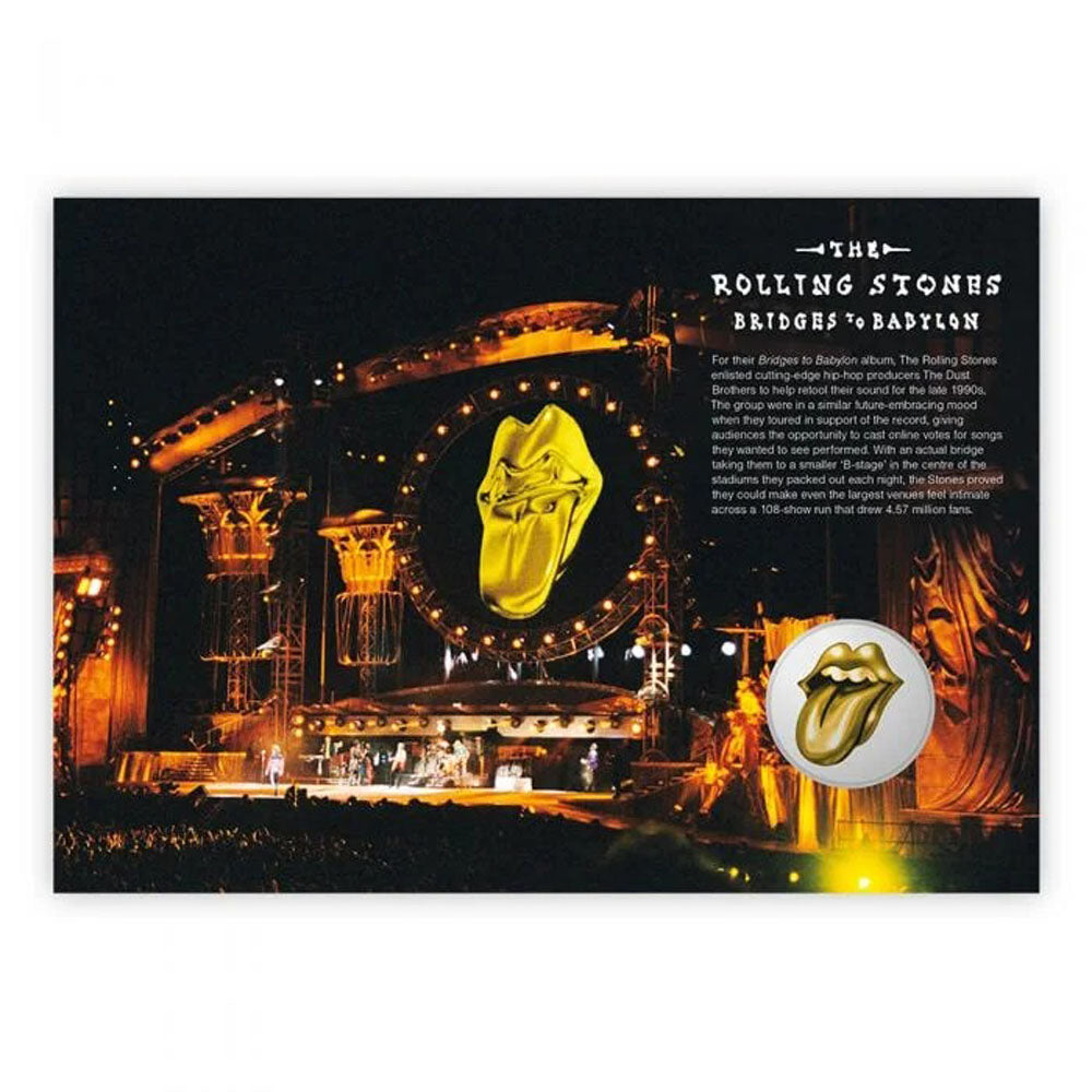 
                  
                    ROLLING STONES ローリングストーンズ (デビュー作 60周年 ) - Bridges to Babylon Tour Medal Cover / 世界限定10000個 / 貴重 / 切手・レター品 【公式 / オフィシャル】
                  
                