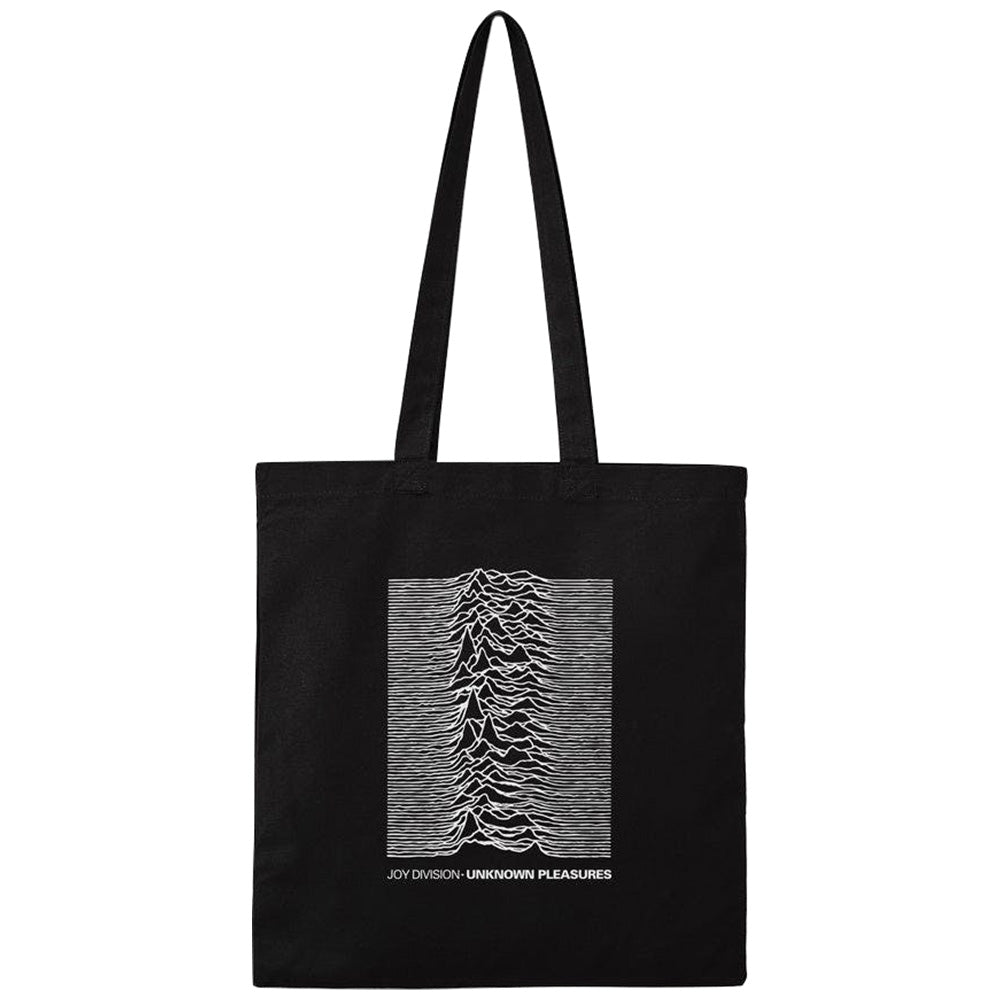 JOY DIVISION ジョイディビジョン (デビュー 45周年 ) - UNKNOWN PLEASURES / プレミアムクオリティ / トートバッグ 【公式 / オフィシャル】