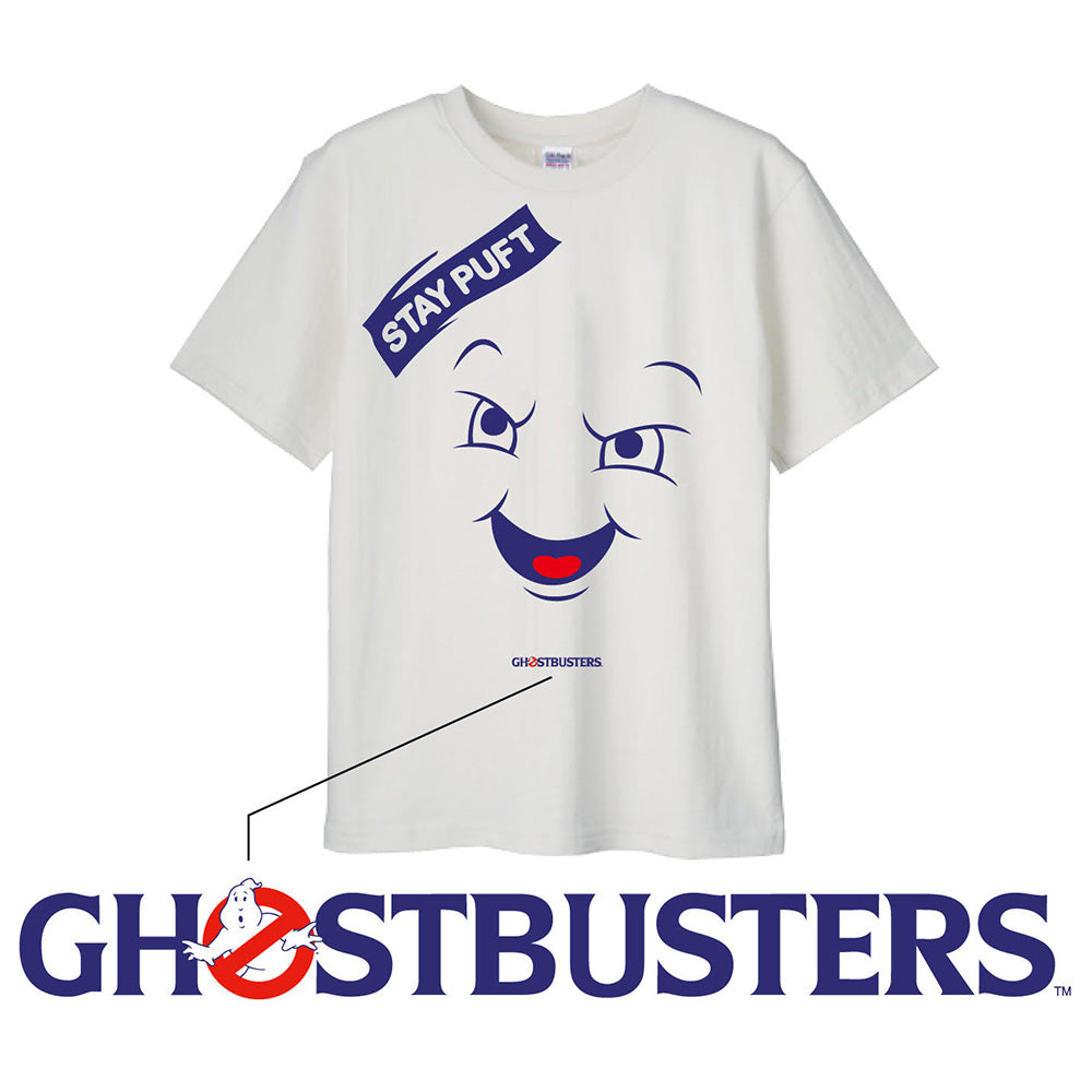 GHOSTBUSTERS ゴーストバスターズ - STAY PUFT マシュマロマン / フェイスアップ / 怒り顔 / Tシャツ / メンズ 【公式 / オフィシャル】