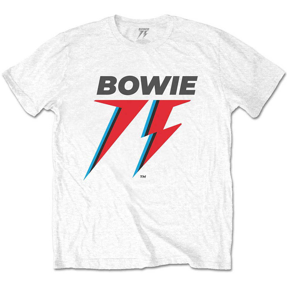 DAVID BOWIE デヴィッドボウイ - 75th Logo / Tシャツ / メンズ 【公式 / オフィシャル】