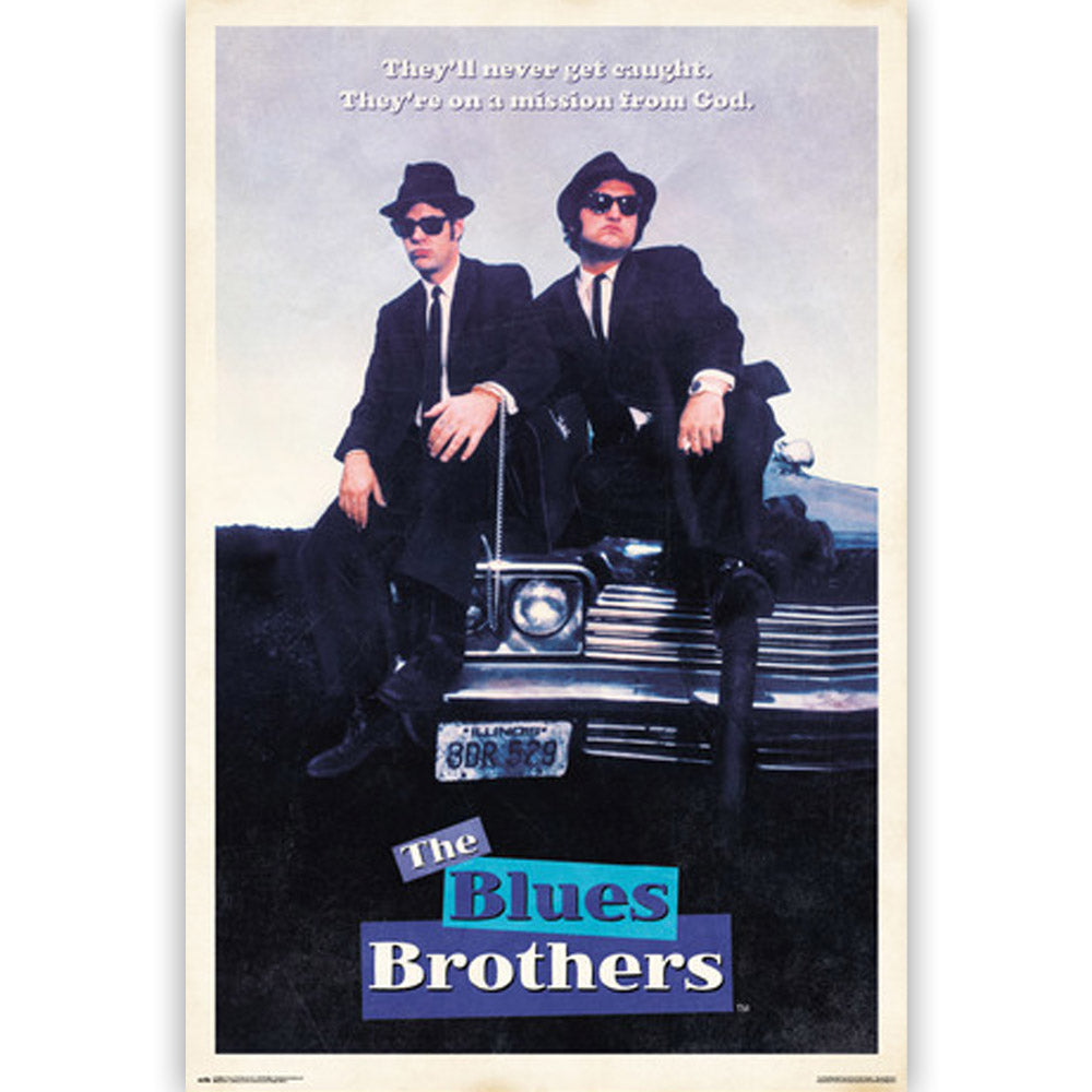 BLUES BROTHERS ブルースブラザーズ (John Belushi 生誕 75周年 ) - THE BLUES BROTHERS / ポスター 【公式 / オフィシャル】