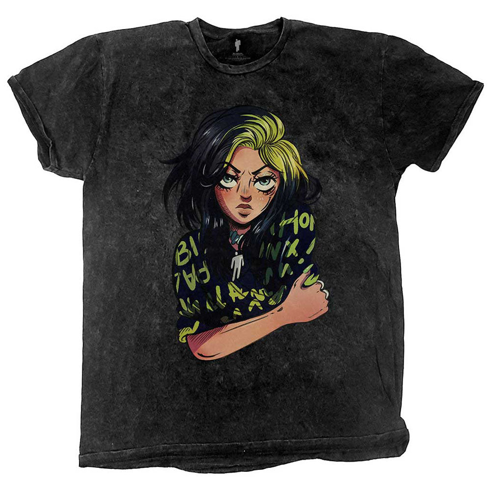 BILLIE EILISH ビリーアイリッシュ (新作 発売 ) Anime Billie / タイダイ Tシャツ 公式 オフィシャル