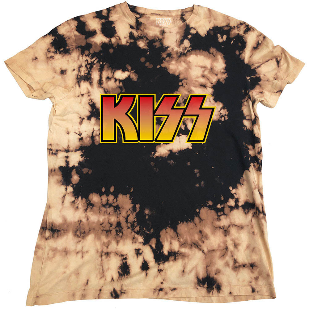 KISS キッス (デビュー 50周年 ) - Classic Logo / タイダイ / Tシャツ / メンズ 【公式 / オフィシャル】