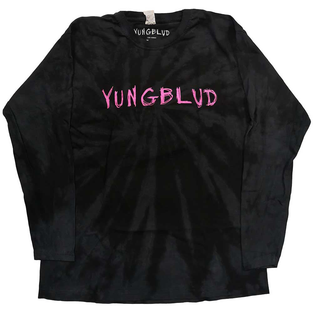 YUNGBLUD ヤングブラッド - Scratch Logo / タイダイ / 長袖 / Tシャツ / メンズ 【公式 / オフィシャル】