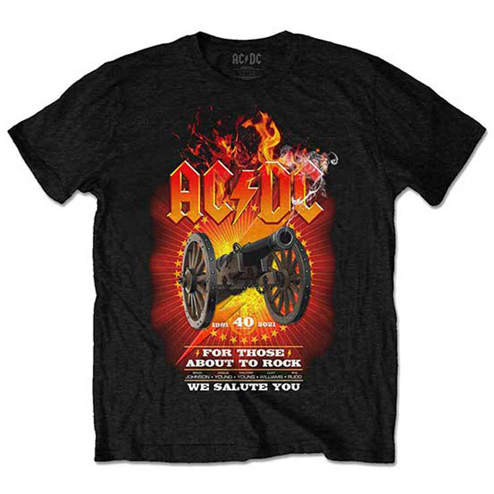 
                  
                    AC/DC エーシーディーシー FTATR 40th Flaming バックプリントあり Tシャツ メンズ 公式 オフィシャル
                  
                