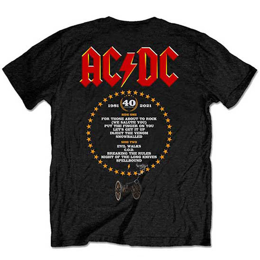 
                  
                    AC/DC エーシーディーシー FTATR 40th Flaming バックプリントあり Tシャツ メンズ 公式 オフィシャル
                  
                