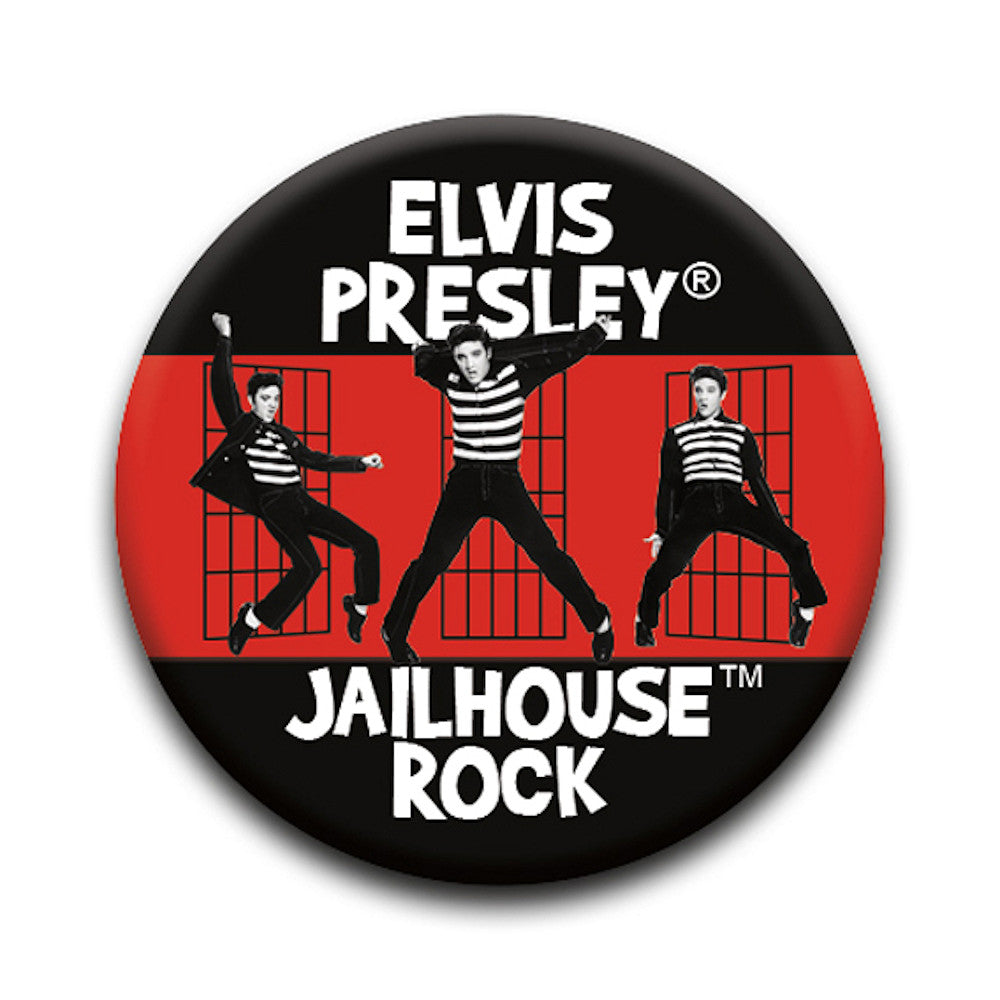 ELVIS PRESLEY エルヴィスプレスリー - Jailhouse Rock / バッジ 【公式 / オフィシャル】