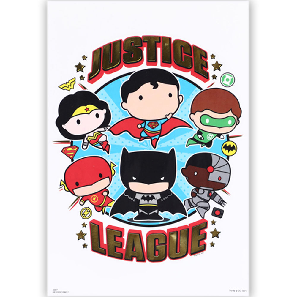 JUSTICE LEAGUE ジャスティスリーグ - CHIBI CHARACTERS DEVICE DECALS / 14枚入り / スマホ・ステッカー 【公式 / オフィシャル】