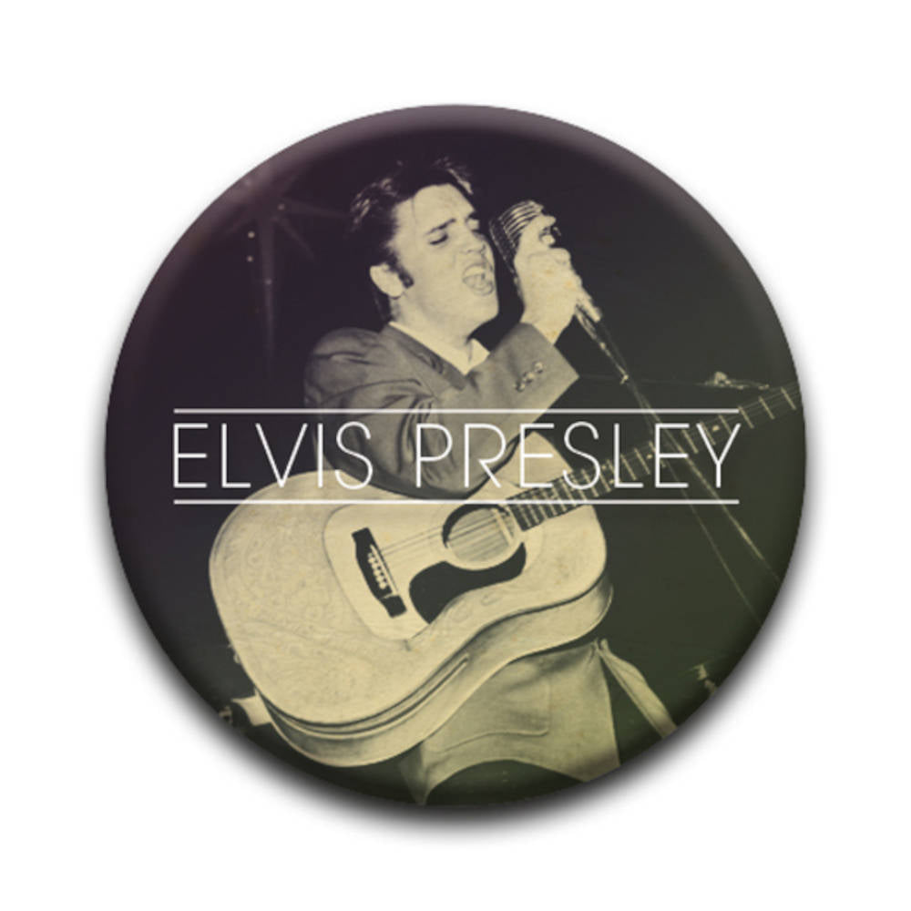 ELVIS PRESLEY エルヴィスプレスリー - Elvis 75 / バッジ 【公式 / オフィシャル】