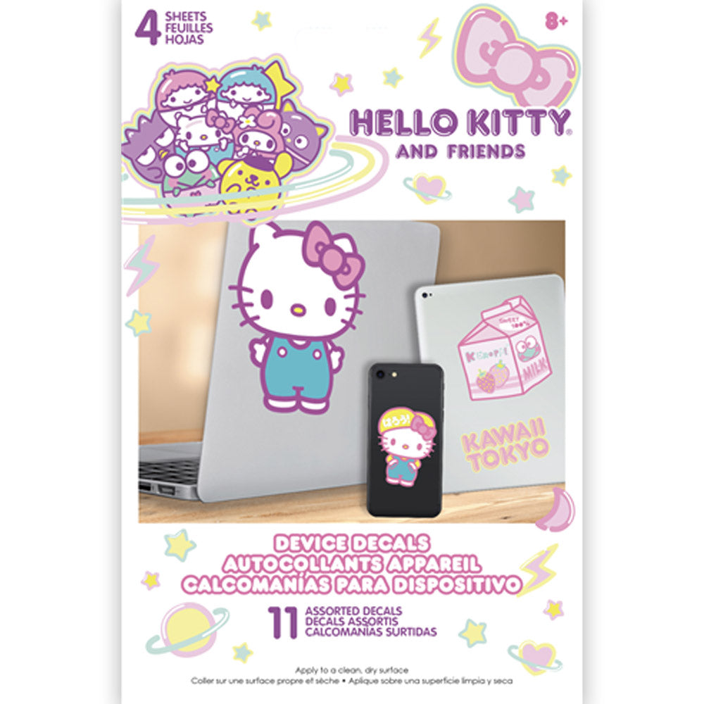 HELLO KITTY - HELLO KITTY & FRIENDS DEVICE DECALS / 11枚入り