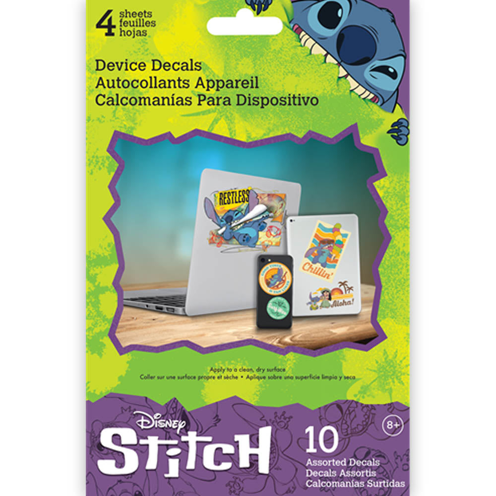 STITCH - LILO & STITCH DEVICE DECALS WITH FOIL / 4枚入り