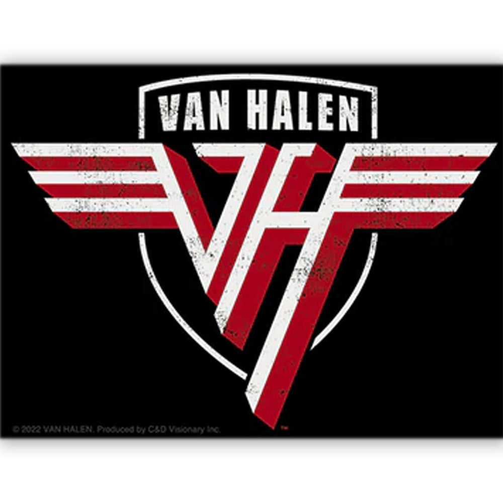 VAN HALEN ヴァンヘイレン (サミー&マイケル 来日 ) - Shield Logo / ステッカー 【公式 / オフィシャル】