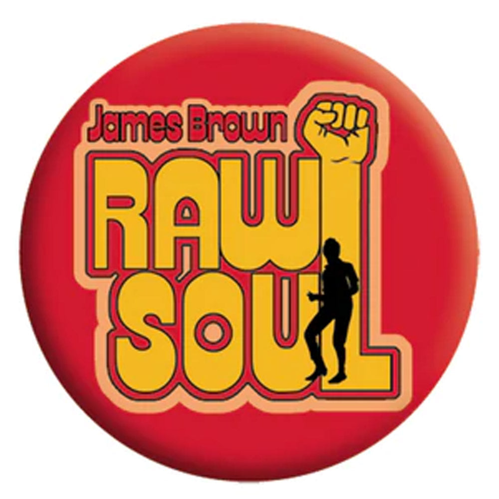 JAMES BROWN ジェームスブラウン - Raw Soul / バッジ 【公式 / オフィシャル】