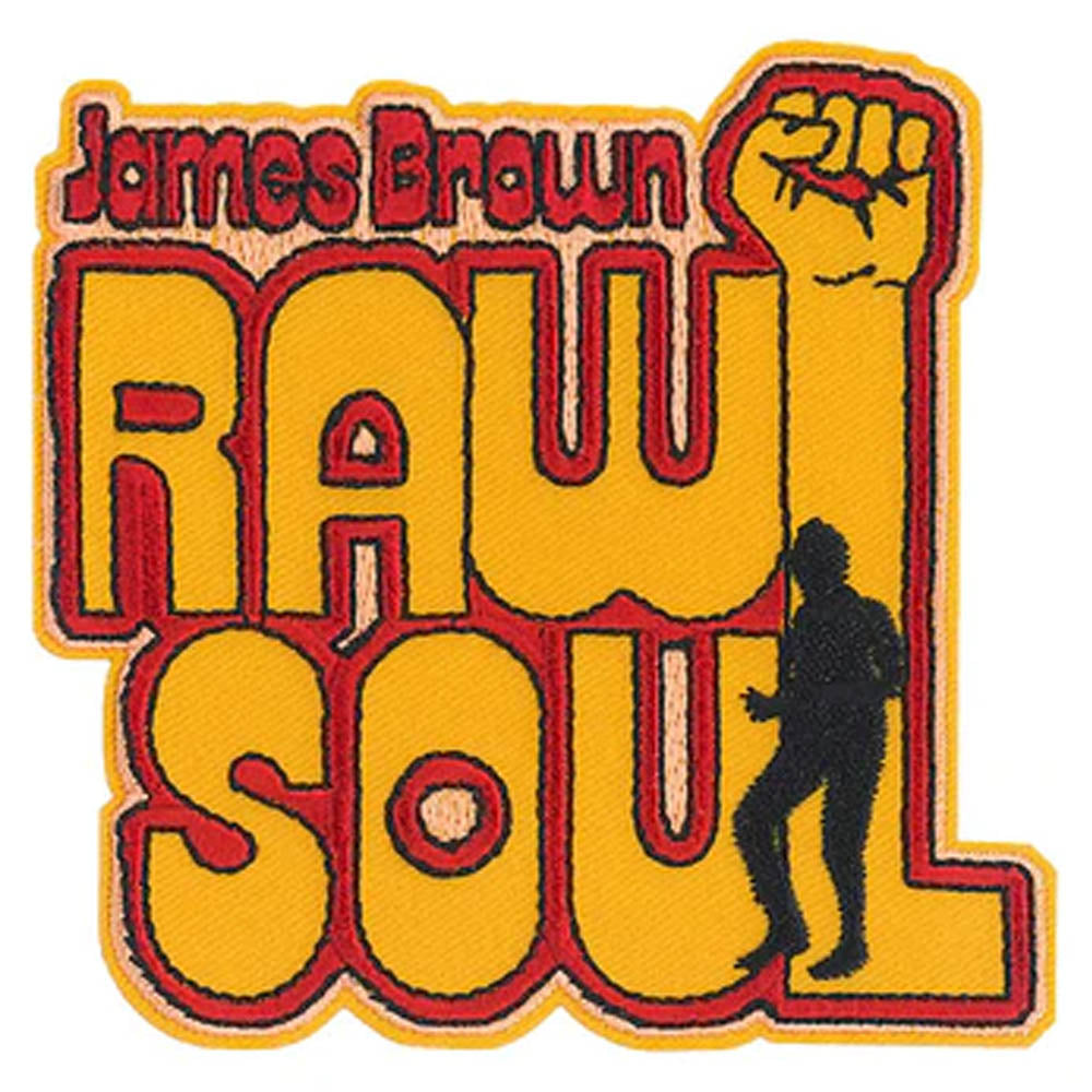 JAMES BROWN ジェームスブラウン - Raw Soul / ワッペン 【公式 / オフィシャル】