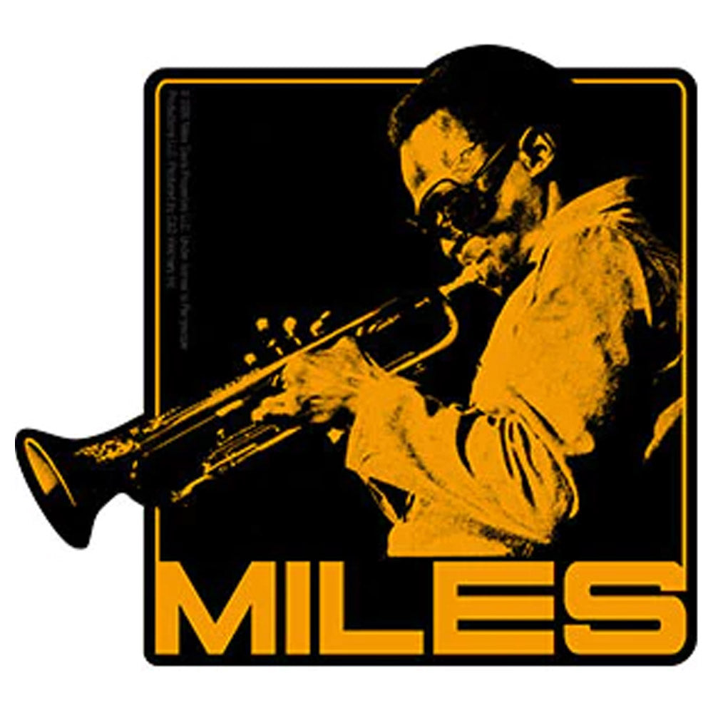 MILES DAVIS マイルスデイヴィス (初来日 50周年 ) - Trumpet / ステッカー 【公式 / オフィシャル】