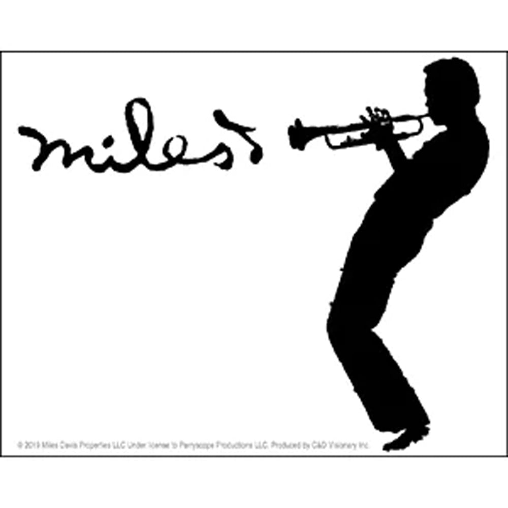 MILES DAVIS マイルスデイヴィス (初来日 50周年 ) - Logo / ステッカー 【公式 / オフィシャル】