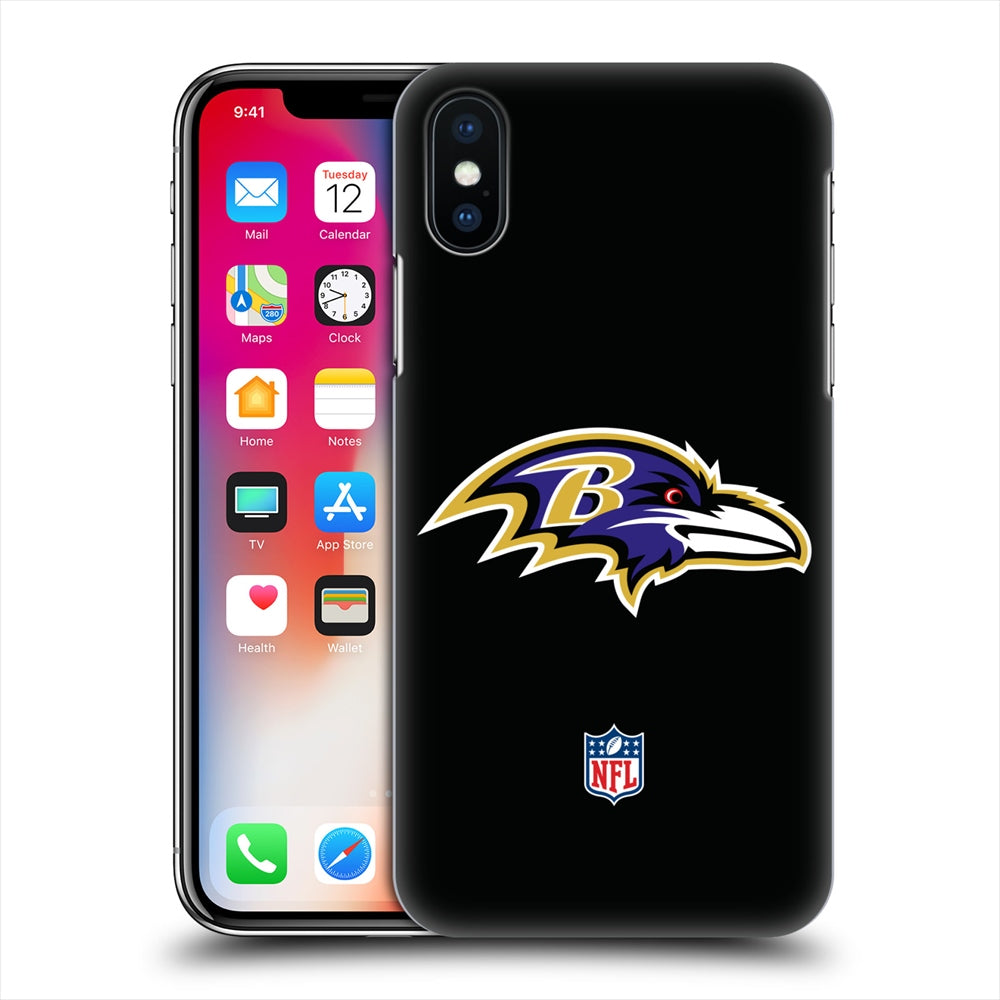 BALTIMORE RAVENS（NFL） ボルチモアレイブンズ - Plain ハード case / Apple iPhoneケース 【公式 / オフィシャル】