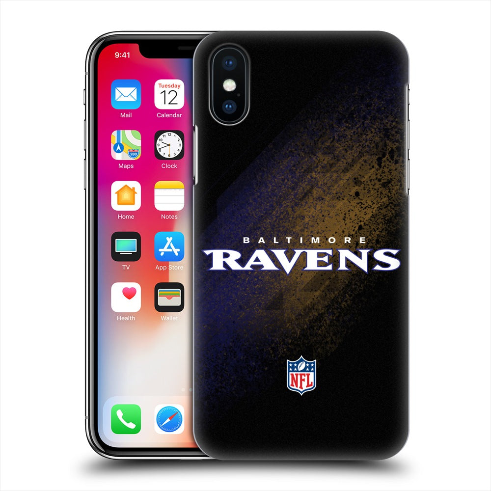 BALTIMORE RAVENS（NFL） ボルチモアレイブンズ - Blur ハード case / Apple iPhoneケース 【公式 / オフィシャル】