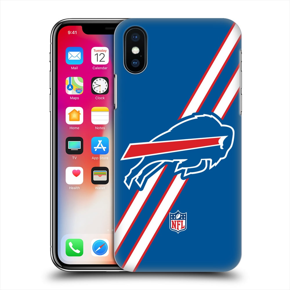 BUFFALO BILLS（NFL） バッファロービルズ - Logo / Stripes ハード case / Apple iPhoneケース 【公式 / オフィシャル】