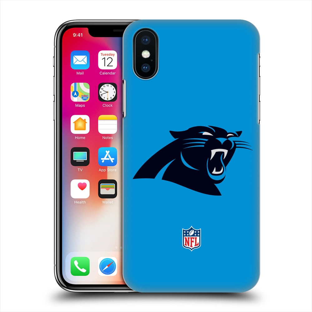 CAROLINA PANTHERS（NFL） カロライナパンサーズ - Plain ハード case / Apple iPhoneケース 【公式 / オフィシャル】