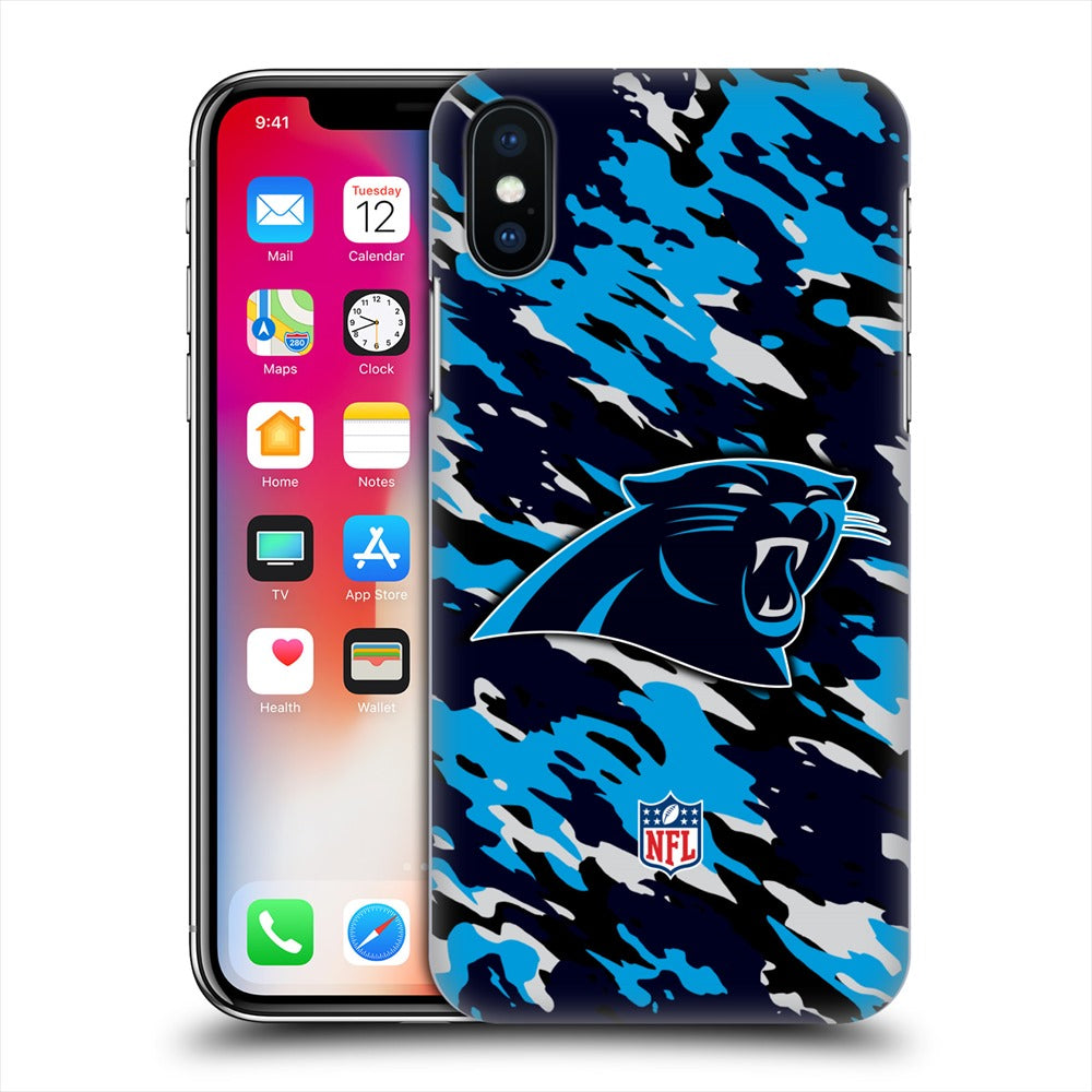 CAROLINA PANTHERS（NFL） カロライナパンサーズ - Camou ハード case / Apple iPhoneケース 【公式 / オフィシャル】