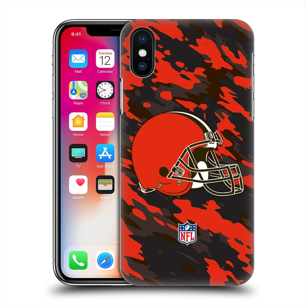 CLEVELAND BROWNS（NFL） クリーブランドブラウンズ - Camou ハード case / Apple iPhoneケース 【公式 / オフィシャル】