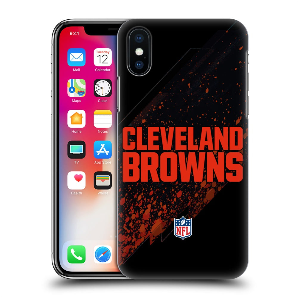 CLEVELAND BROWNS（NFL） クリーブランドブラウンズ - Blur ハード case / Apple iPhoneケース 【公式 / オフィシャル】