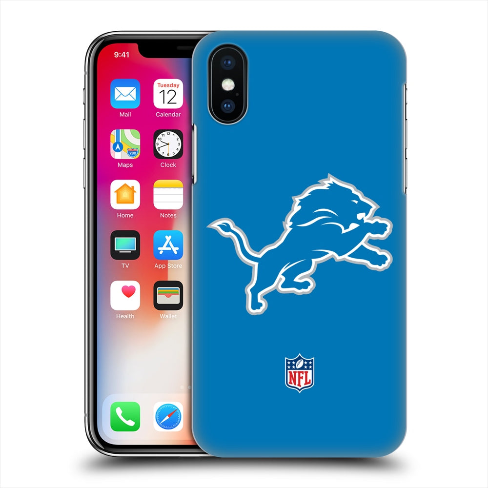 DETROIT LIONS（NFL） デトロイトライオンズ - Plain ハード case / Apple iPhoneケース 【公式 / オフィシャル】