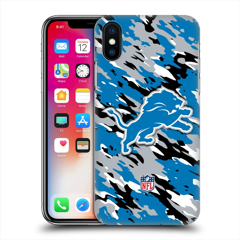 DETROIT LIONS（NFL） デトロイトライオンズ - Camou ハード case / Apple iPhoneケース 【公式 / オフィシャル】