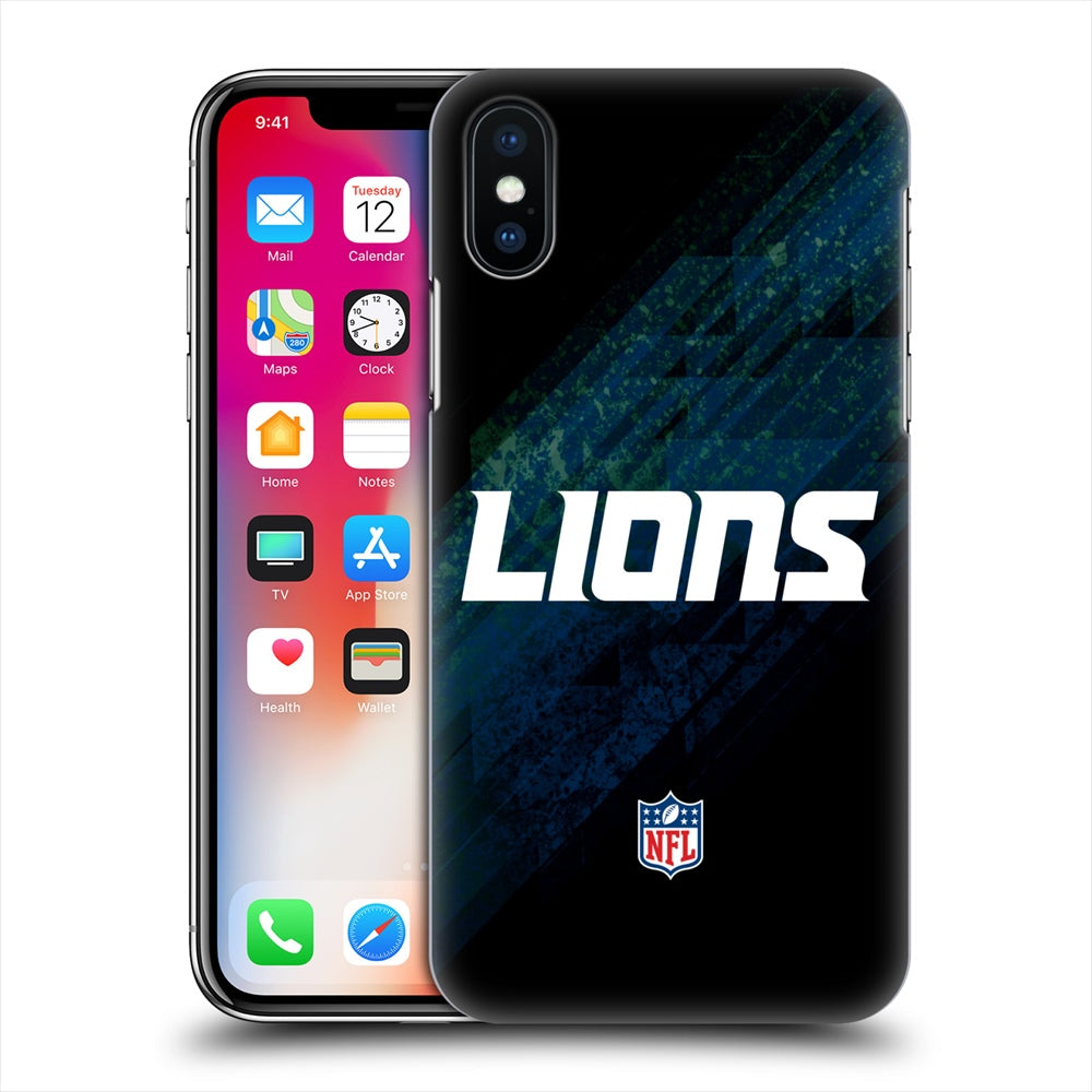 DETROIT LIONS（NFL） デトロイトライオンズ - Blur ハード case / Apple iPhoneケース 【公式 / オフィシャル】