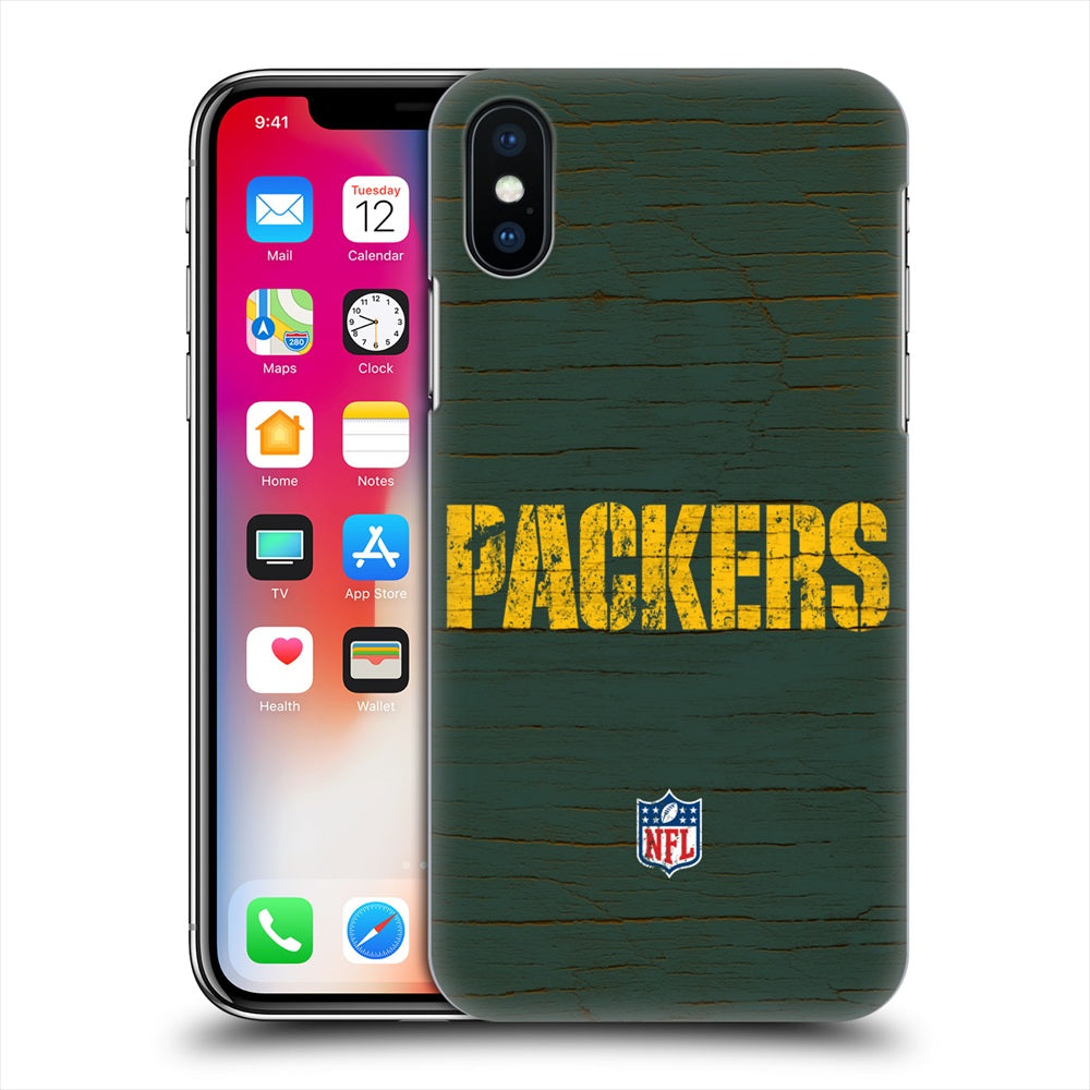 GREEN BAY PACKERS（NFL） グリーンベイパッカーズ - Distressed ハード case / Apple iPhoneケース 【公式 / オフィシャル】