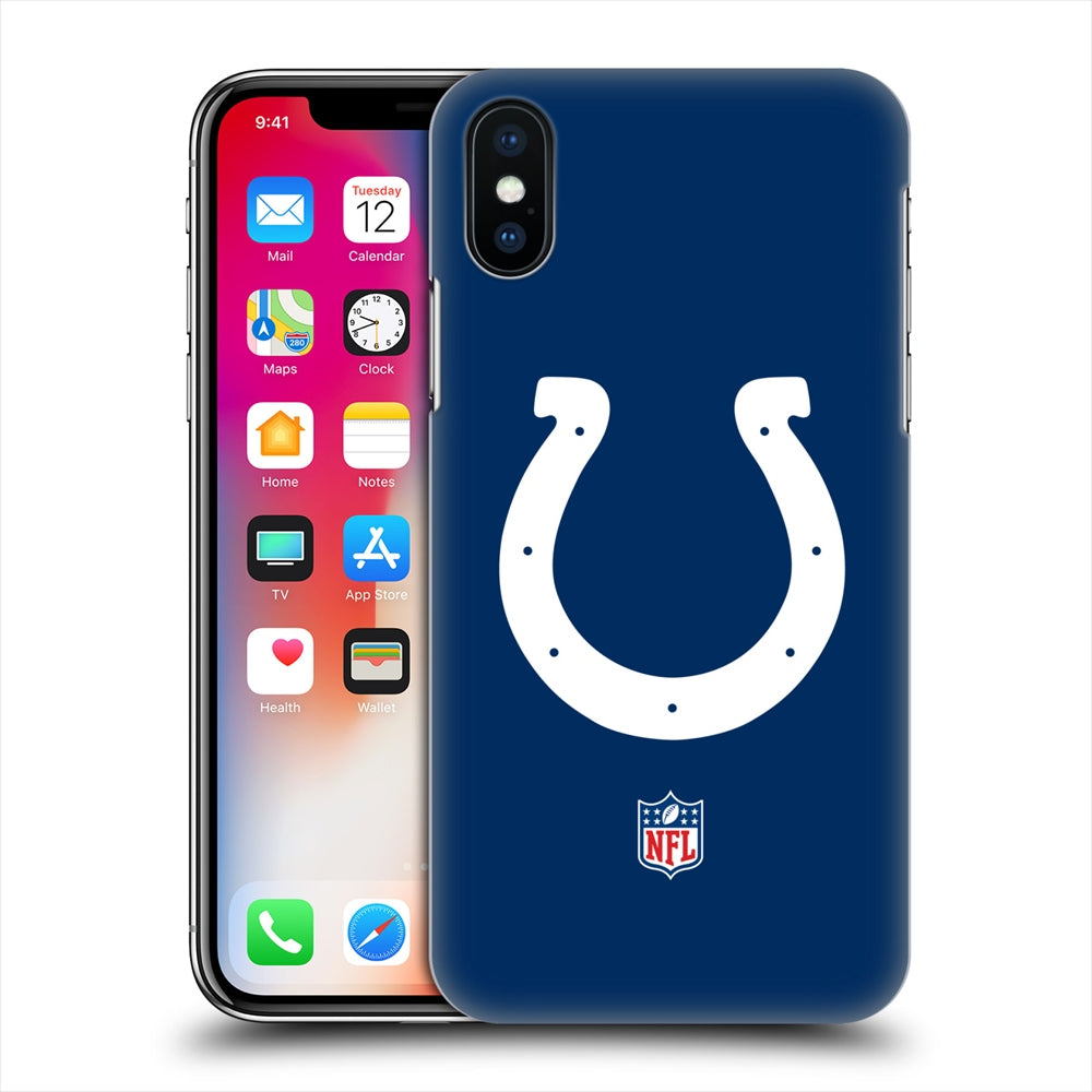 INDIANAPOLIS COLTS（NFL） インディアナポリスコルツ - Plain ハード case / Apple iPhoneケース 【公式 / オフィシャル】