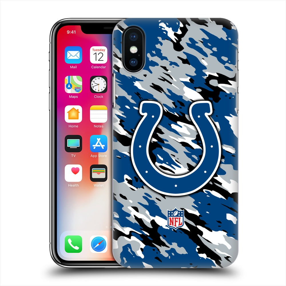 INDIANAPOLIS COLTS（NFL） インディアナポリスコルツ - Camou ハード case / Apple iPhoneケース 【公式 / オフィシャル】