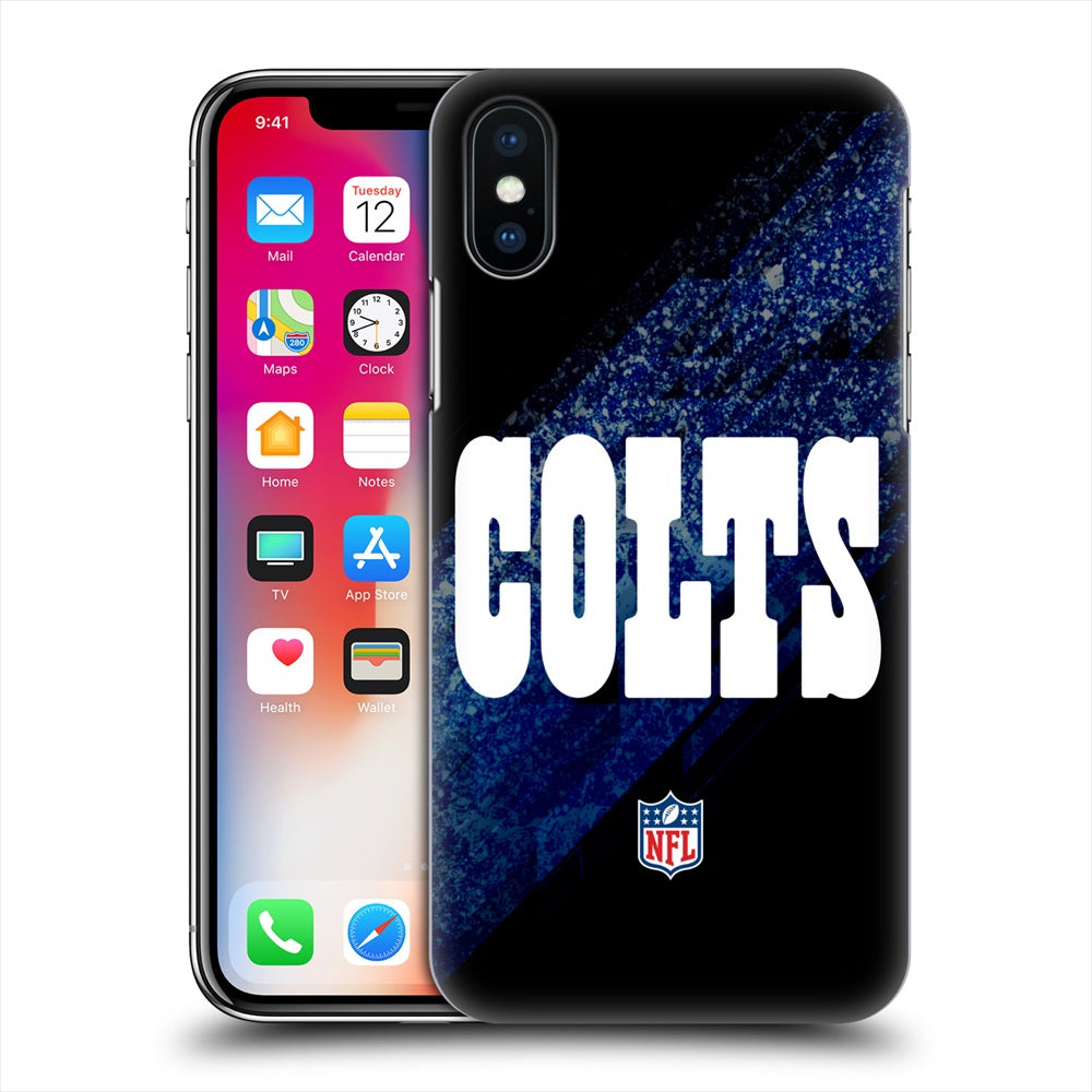 INDIANAPOLIS COLTS（NFL） インディアナポリスコルツ - Blur ハード case / Apple iPhoneケース 【公式 / オフィシャル】