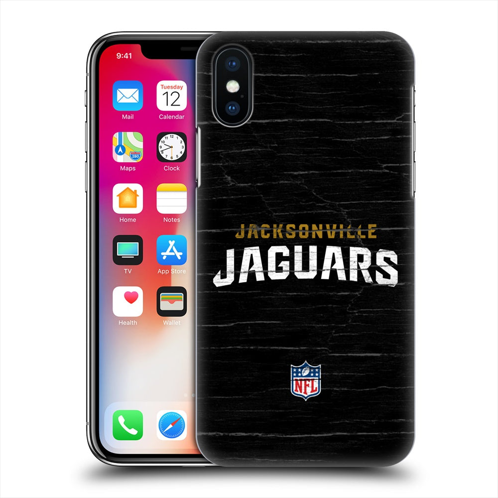 JACKSONVILLE JAGUARS（NFL） ジャクソンビルジャガーズ - Distressed ハード case / Apple iPhoneケース 【公式 / オフィシャル】