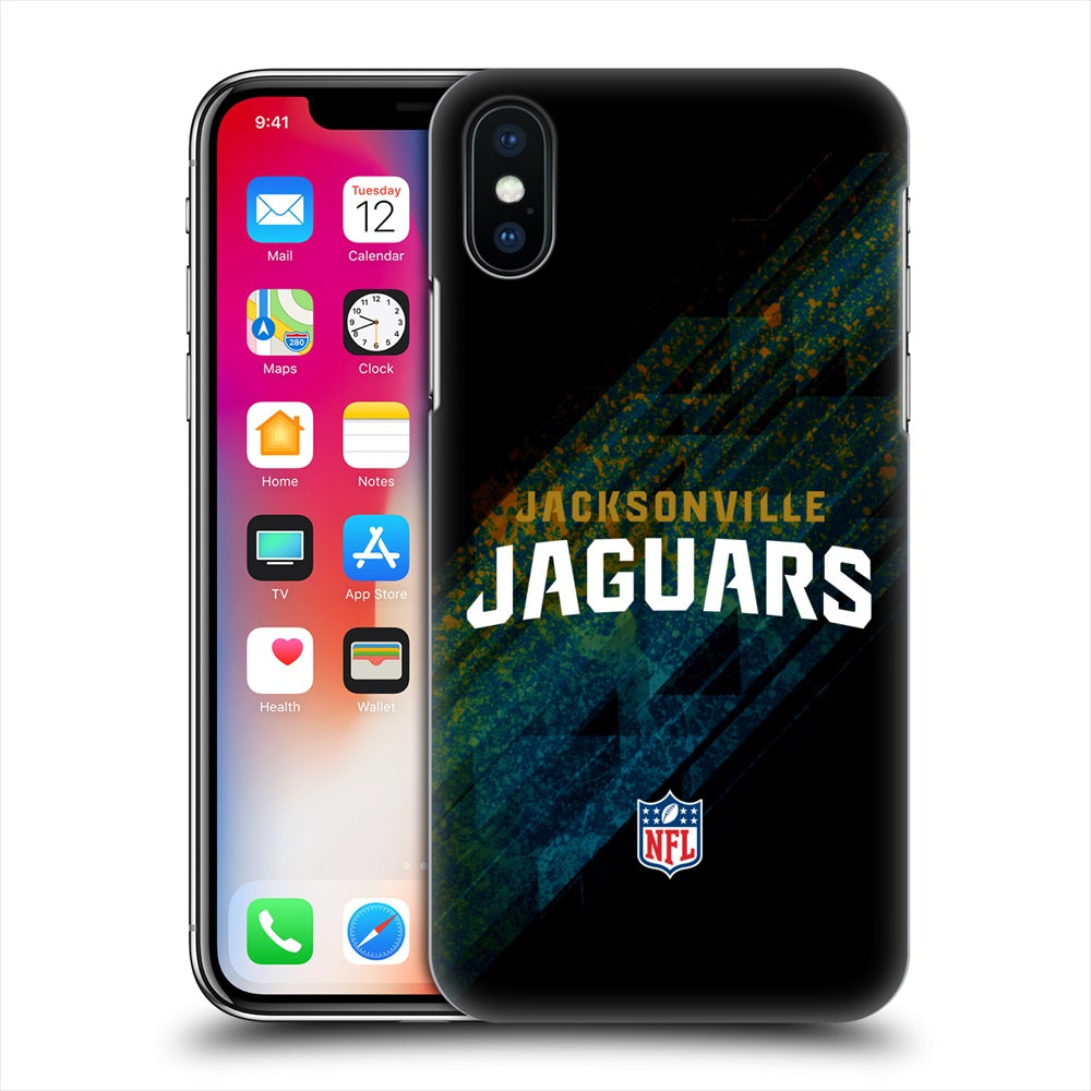 JACKSONVILLE JAGUARS（NFL） ジャクソンビルジャガーズ - Blur ハード case / Apple iPhoneケース 【公式 / オフィシャル】